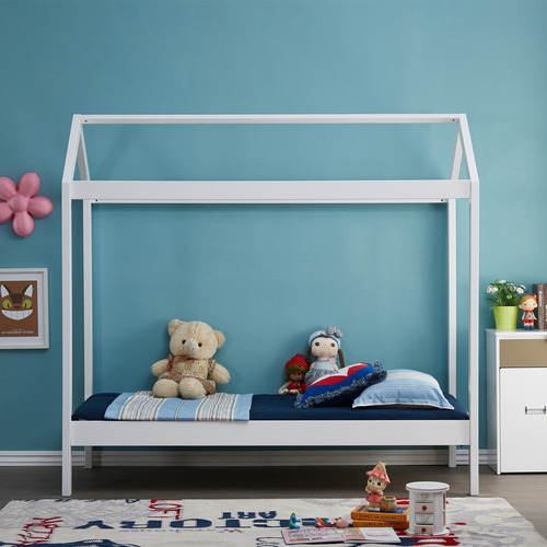 Hayes Wooden Single Bed with Storage Temple Webster